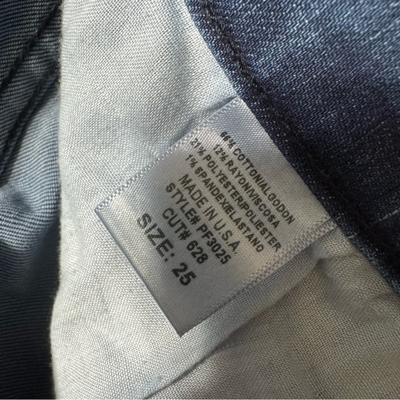 O2 Denim High Waist Bellbottom Flare Jeans Size 25 - Picture 4 of 8